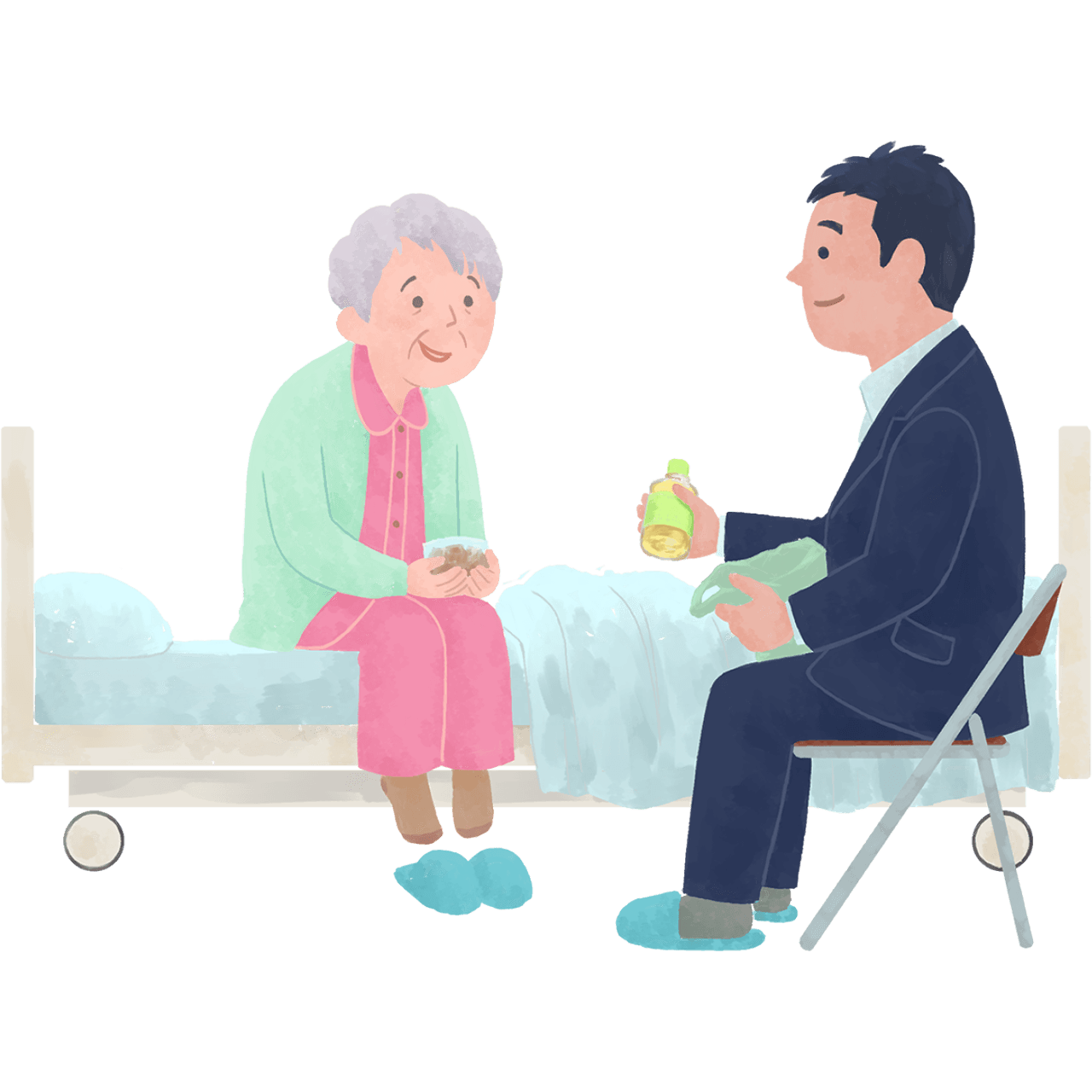 入院しても、一人じゃない安心